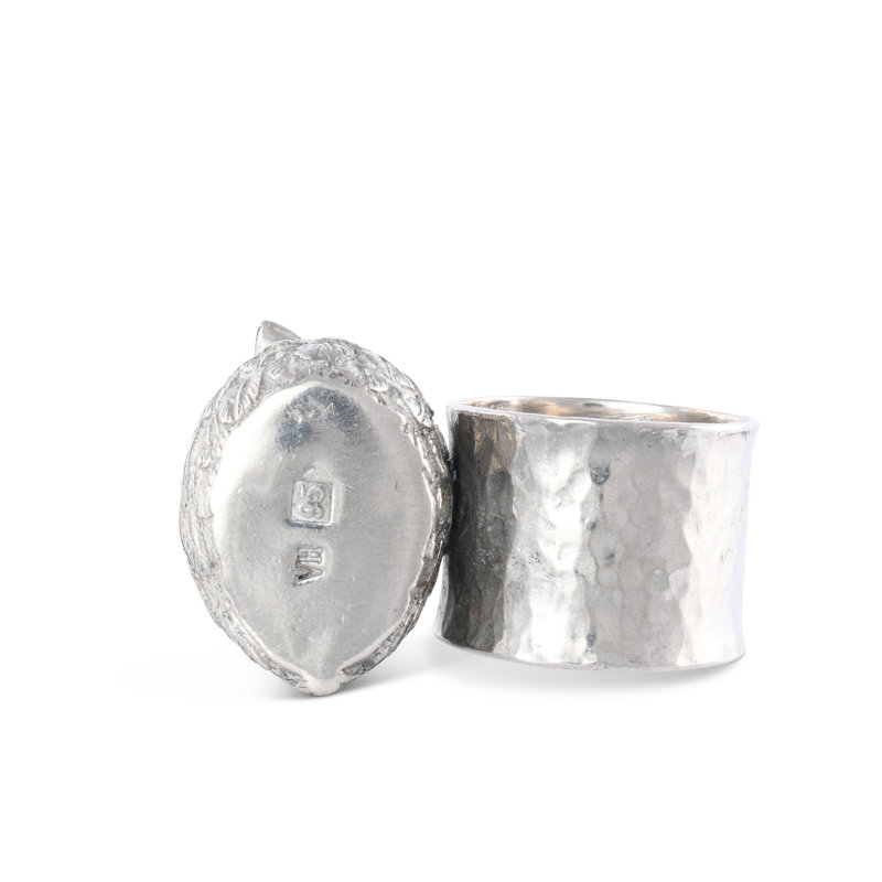 Morning Hunt Pewter Quail Napkin Ring