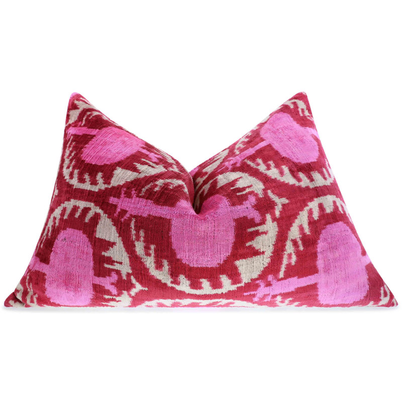 Geometric Velvet Throw Pillow