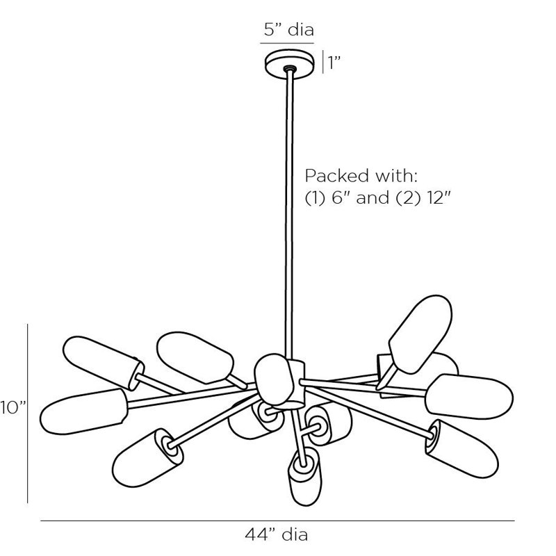 Javier 12 - Light Chandelier