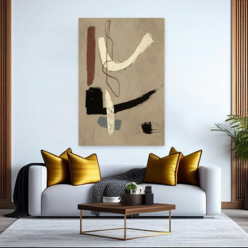 Art contemporain contemporain abstrait, H 60 po x l 40 po
