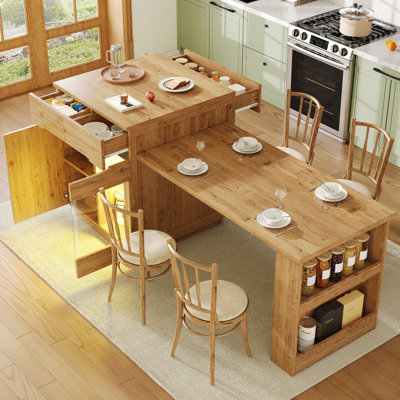 Wood Kitchen Island