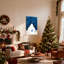 Ensemble de 3 impressions sur toile de Noël neige igloo avec drapeaux et jouets-1448335813