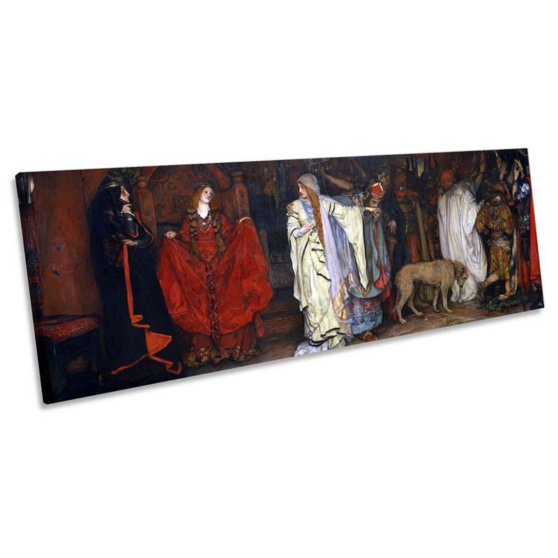 Edwin Austin Abbey King Lear Cordelias - Wrapped Canvas Panoramic Print, 30.48cm H x 91.44cm W