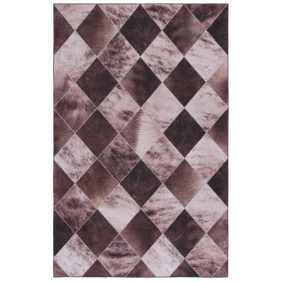 Cahoe Performance Machine Washable Geometric Rug