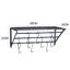 Iron Handcrafted Rectangle Wall Mounted Pot Rack
