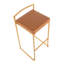 Tabouret de bar et de comptoir empilable Ernestine-701072299-701072291