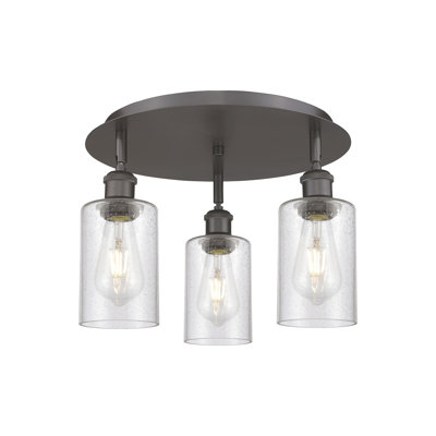 Ervine Glass Semi Flush Mount