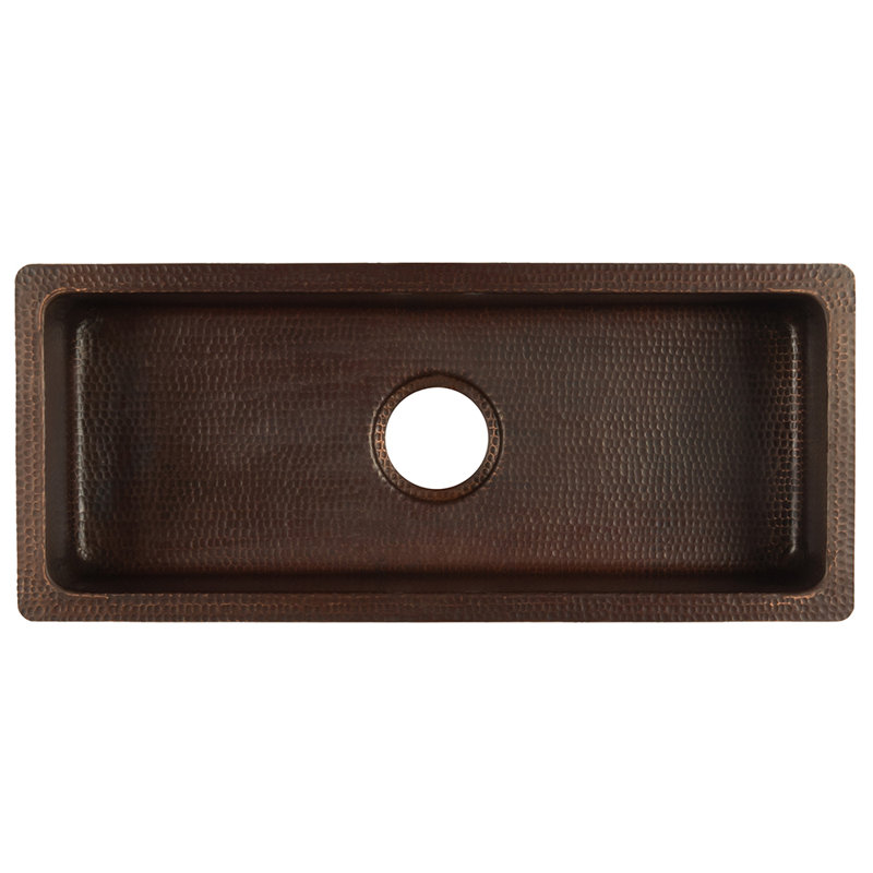 Premier Copper Products BSP5_BREC28DB-G Bar Sink And Drain Package