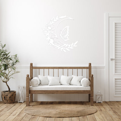 Décoration murale fleur lune