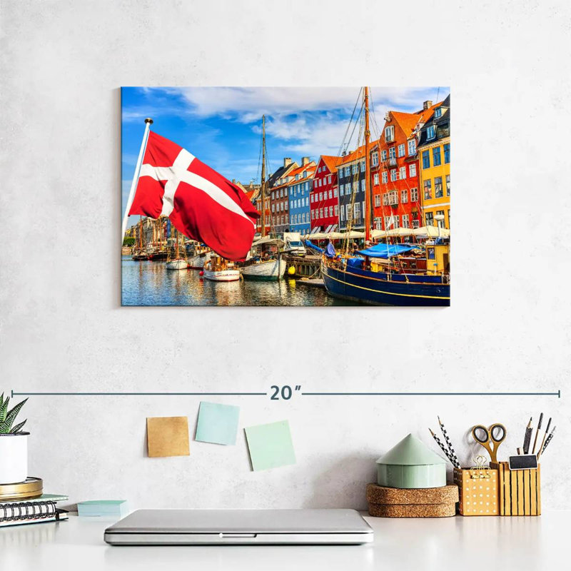 Mehar Copenhagen Port Boats, 8" H x 12" W