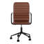 Fauteuil de bureau pivotant avec accoudoirs intégrés Martha Stewart Taytum-89798297-89812703