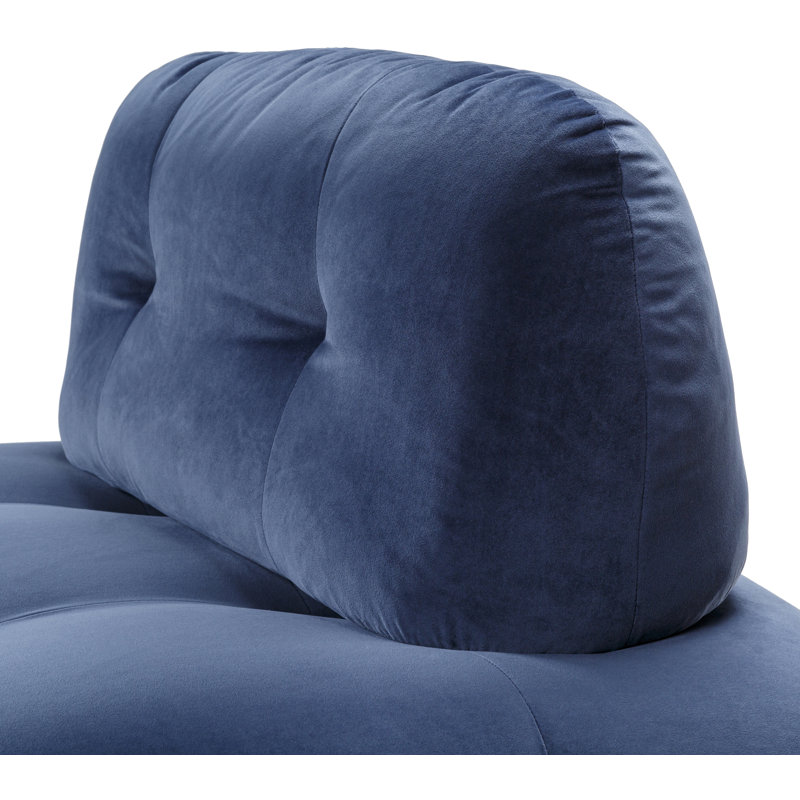 Bernabe Modern Modular Chair, Navy