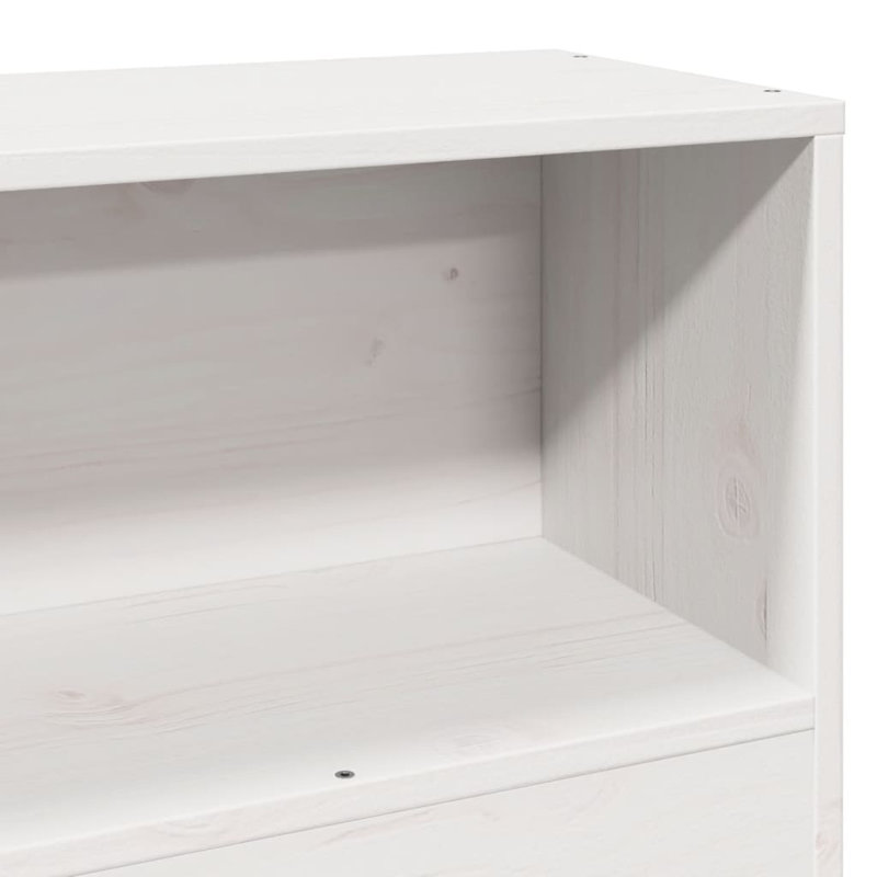 Solid Wood Headboard, Small Single (2'6), White