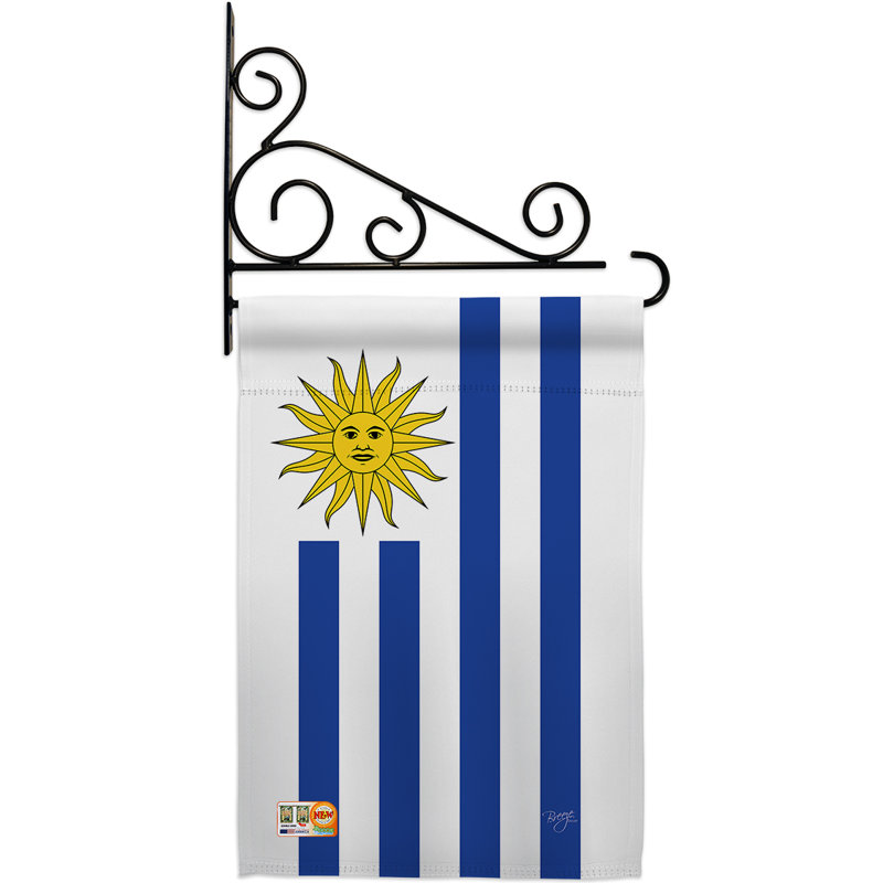 2-Sided Polyester 19 x 13 in. Flag Set