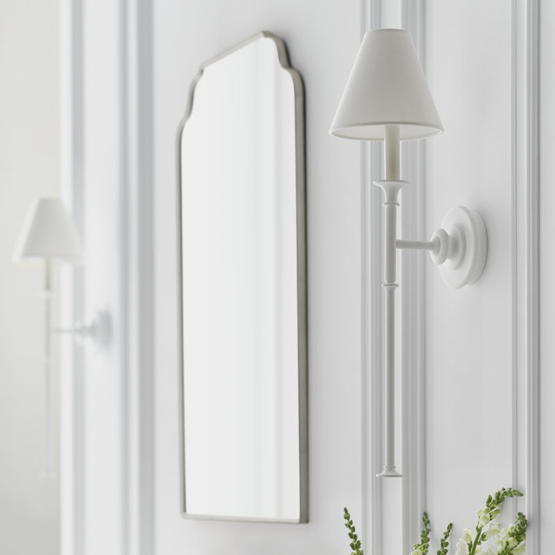 Thomas O'Brien Piaf Large Tail Sconce, Swedish Gray