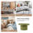 Minerva Modern 32"W Round Coffee Table with Glossy Enamel Finish-309057119