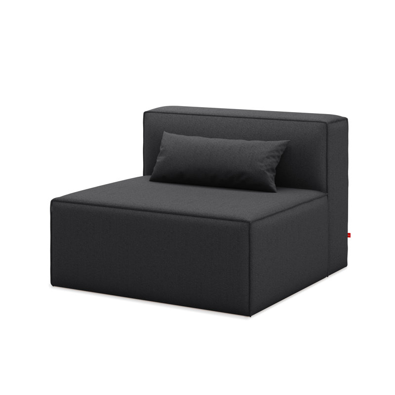 Mix Modular Armless Chair, Mowat Raven