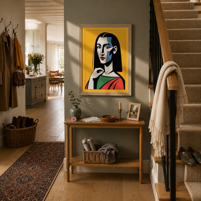 Divided Portrait Pop Art - Print