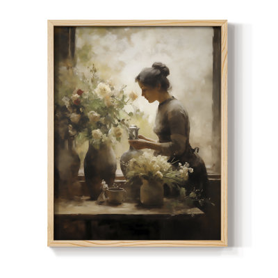 Reproduction encadrée WOMEN Series CDXV - bois massif