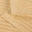Kaelea Soho Cotton Ribbed Checkered Border Medium Weight 3 Piece Assorted Bathroom Towel Set-1808691851-1808691850
