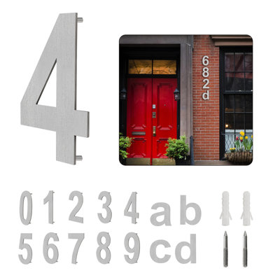 6'' H Stainless Steel House Number