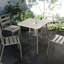 Table carrée d'extérieur avec motif imperméable-1329051348