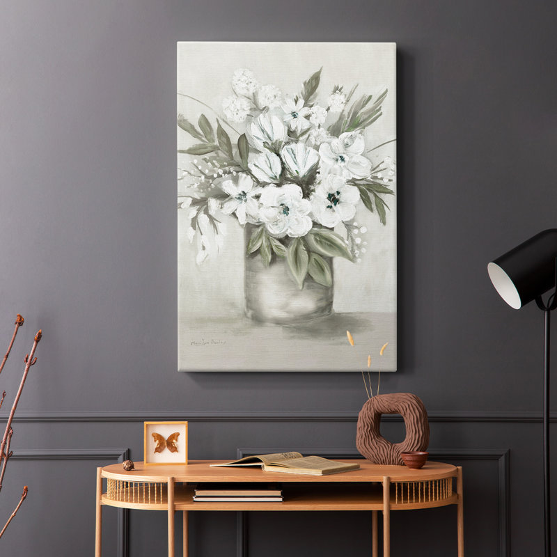 Cottage Bouquet II - Galeria Cavas, H 27 po x l 18 po
