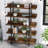 Kay Bookcase storage rack standing shelf 5-tier industrial Stable Bookshelf