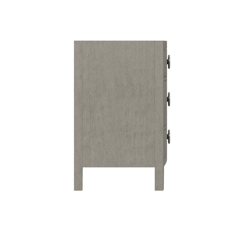 Linea 3 - Drawer Bachelor's Chest, Linea - Cerused Greige Finish