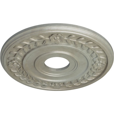 Couronne H 16,25 po x l 16,25 po x P 1 po médaillon de plafond