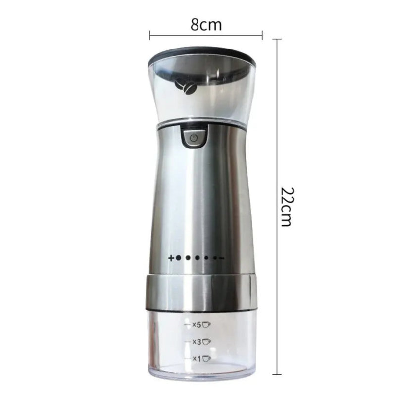 Moulin à café - Moulin rechargeable de type C avec noyau en céramique pour un broyage de précision