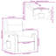 Fauteuil inclinable vidaXL Massage-97814342