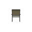 Bazza Sling Aluminum Frame Dining Height Stacking Café Chair with Marine Grade Polymer Arm Accent-8400854-8400803