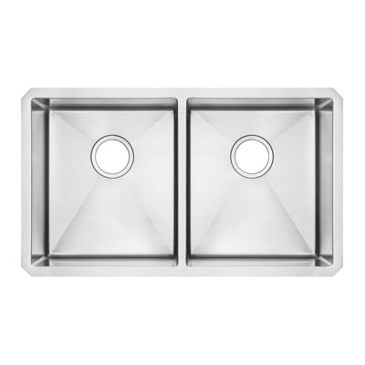 Évier de cuisine à double cuve encastrable Pekoe L 29 po x l 18 po