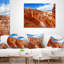 Coussin à motif de sable dans le canyon de Bryce-408694735-408694731