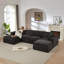 Canapé modulaire en forme de U avec poufs convertibles Boneless-350673212