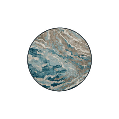 Machine Washable Gray Area Rug