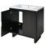 Meuble-lavabo simple 29,5 po avec plateau en résine-229099693