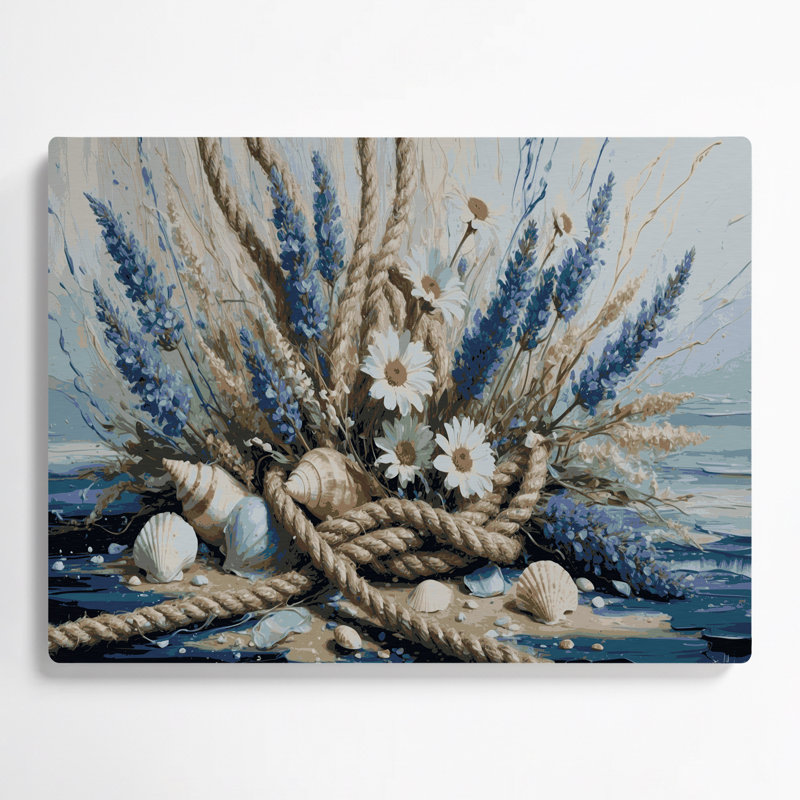 Art nautique gris nautique, H 11 po x l 14 po