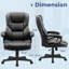Jairden Executive Chair with Headrest-203446693