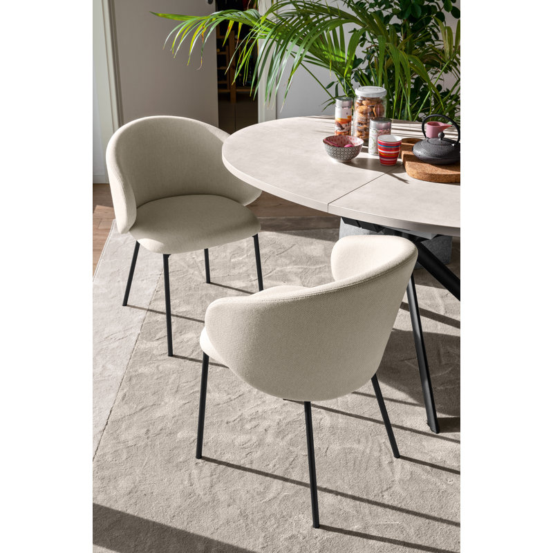 Tuka Chairs, Sand, Matte Black