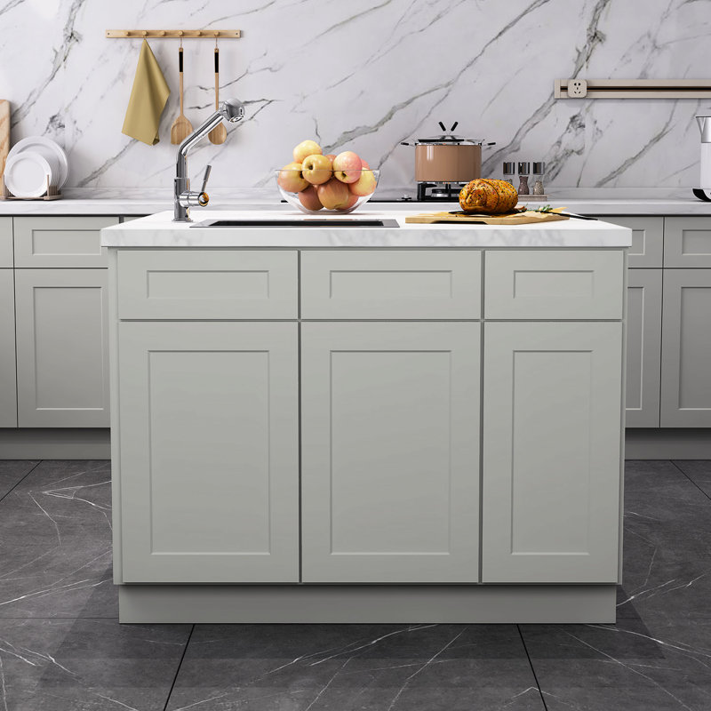 Armoire de base de lavabo avec tablette 33 po x l 24 po x P 24 po x H 34,5 po