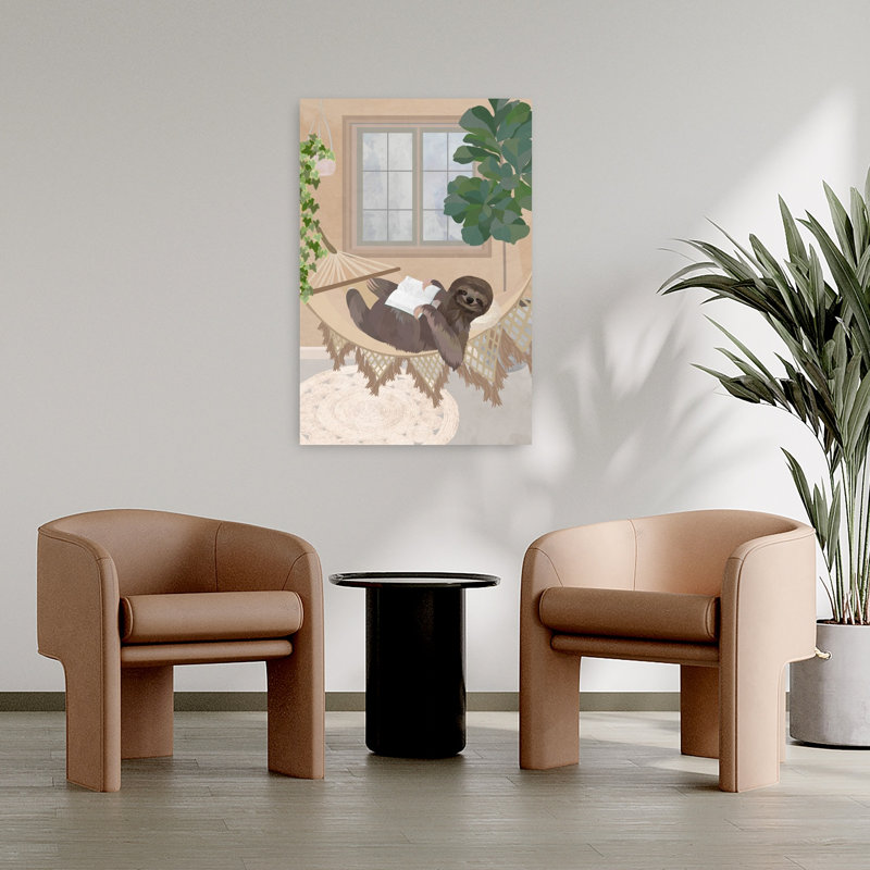 Art contemporain, paysage abstrait, forêt d'oiseaux, H 36 po x l 24 po