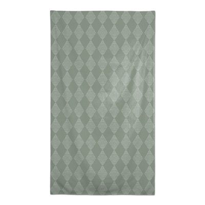 Nappe rectangulaire en polyester argyle
