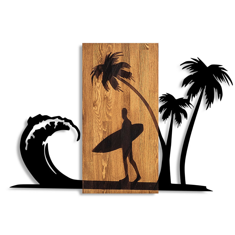Handmade Wall Decor on Solid Wood