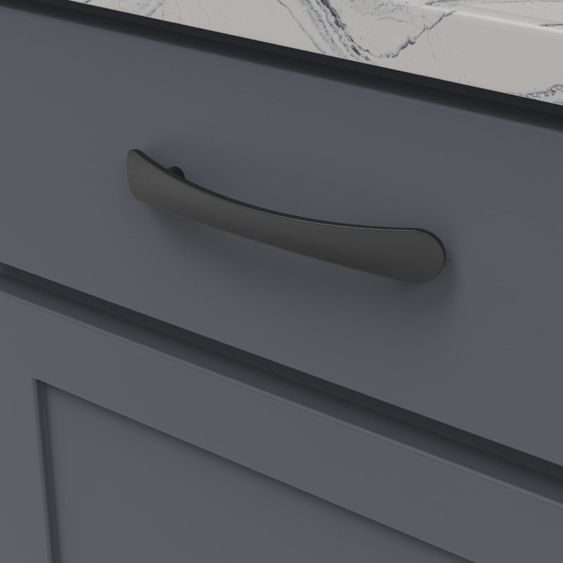 Vale Collection Pull, 5 1/16" inch, Matte Black