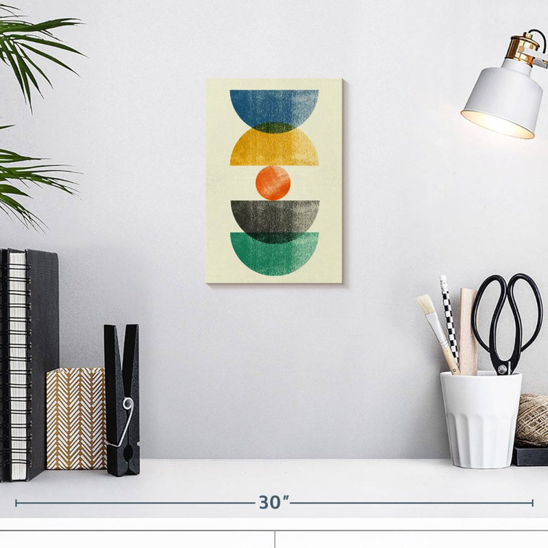 Demi-lunes Avery Mid-Century I, H 12 po x l 8 po