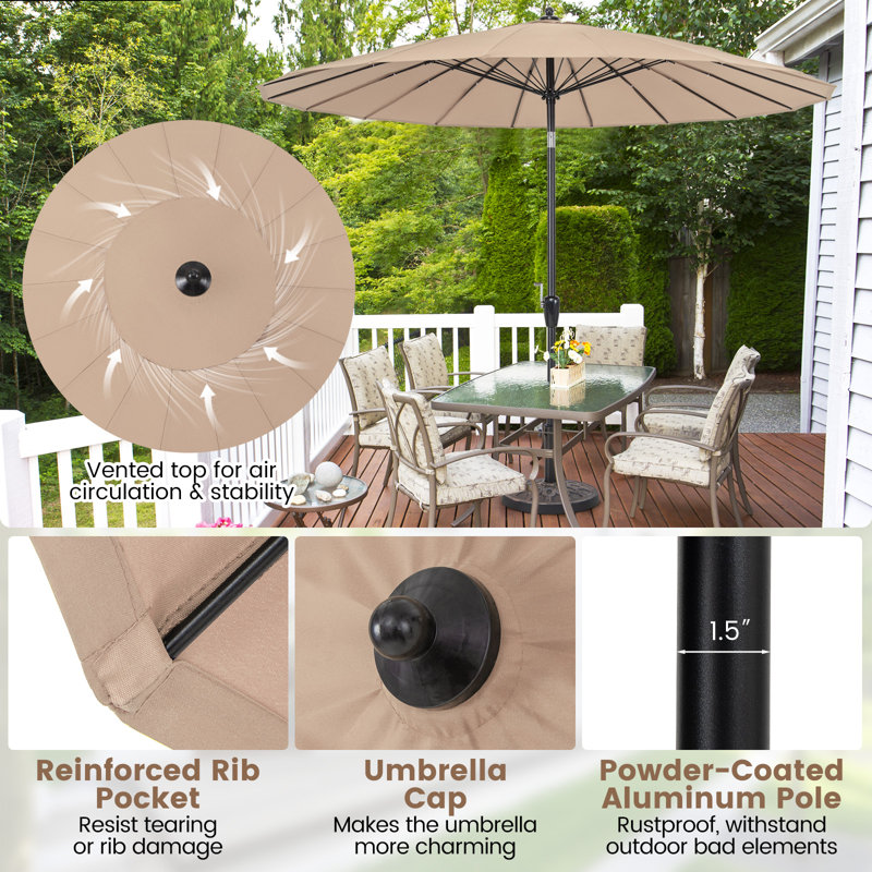 Parasol Sharane, Brun clair