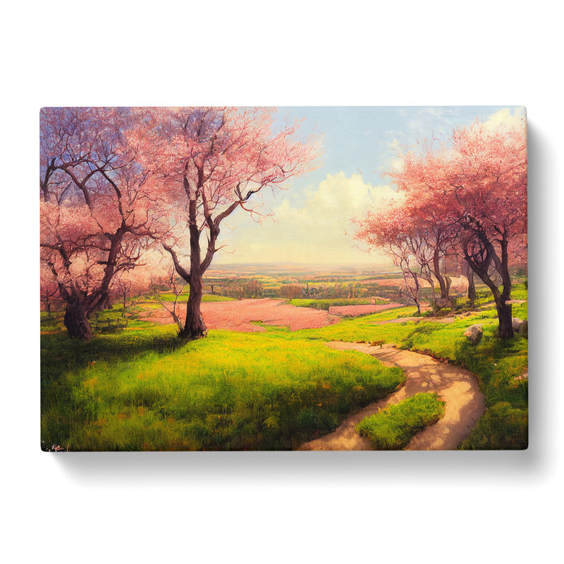 Stunning Spring Forest - Wrapped Canvas Print