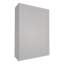 Meuble mural standard HOMEIBRO Cozy Design, en contreplaqué blanc Shaker, prêt à assembler, 53 cm (L) x 30,5 cm (P) x 106,5 cm (H).-926327714-925975471